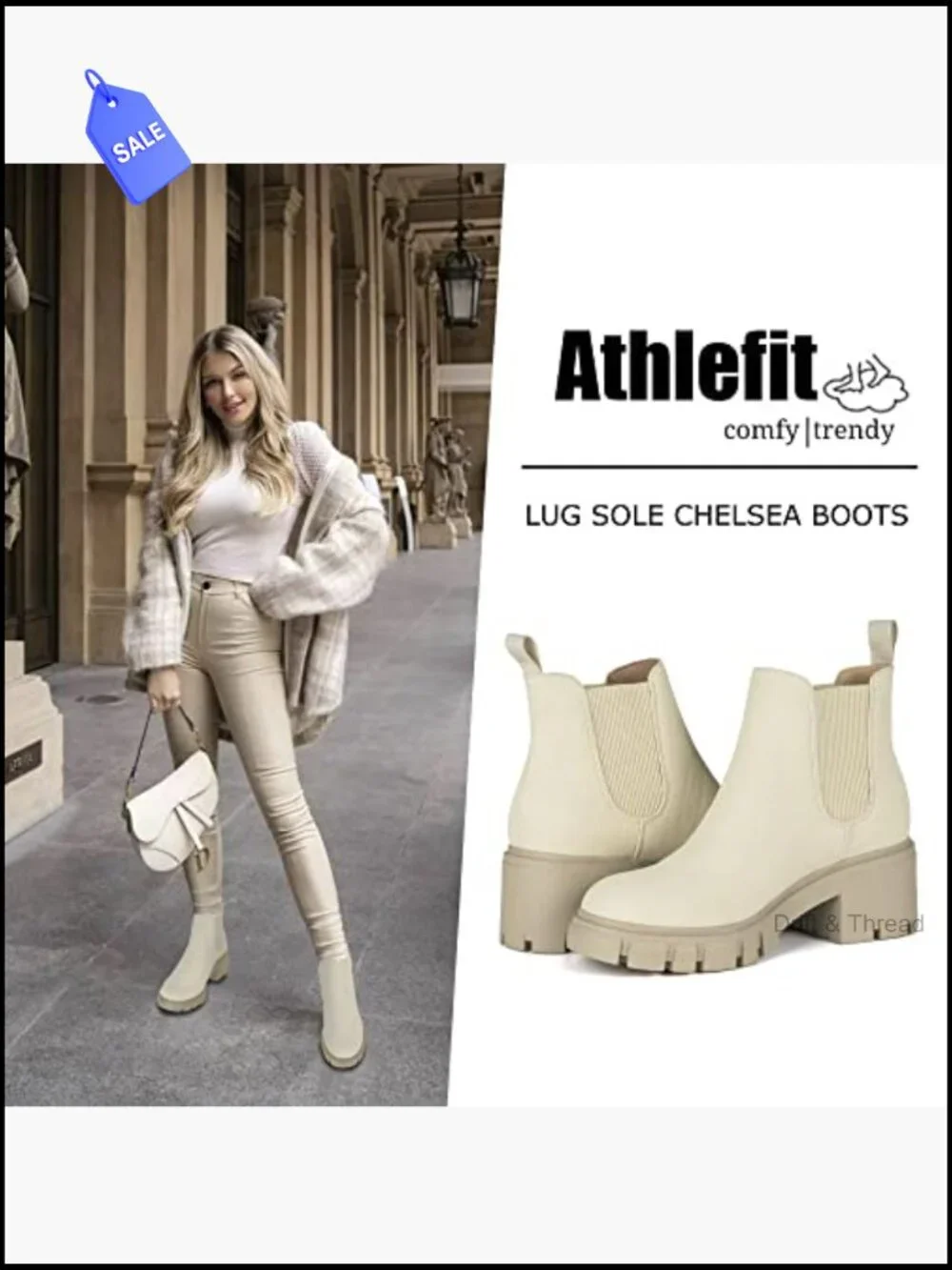 Women's Chelsea Ankle Boots Block Heel Side Elastic Gore Slip On Round Toe